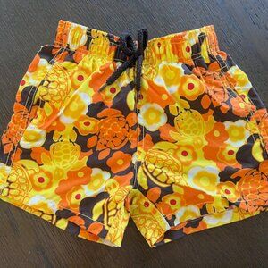 Vilebrequin Collector's boy's 4 ANS turtle theme swim trunks 104cm
